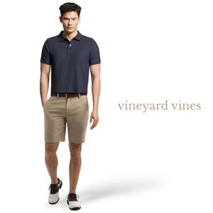 Vineyard Vines Men's 9" Links Golf Shorts Khaki 